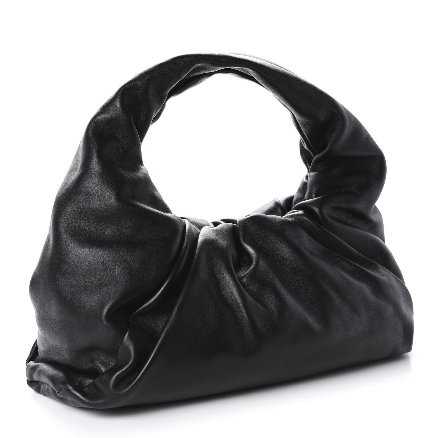 Bottega Veneta Smooth Butter Calfskin Small The Shoulder Pouch Black 3 of 9