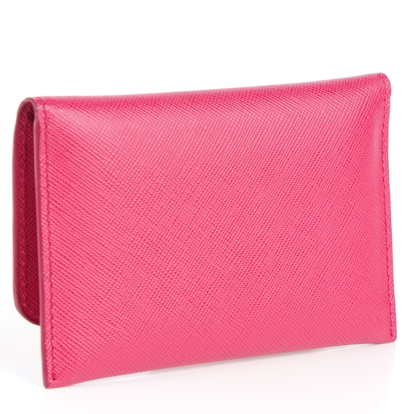 Saffiano Metal Flap Card Holder Ibisco