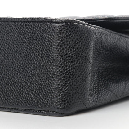 Chanel Caviar Quilted Medium Double Flap Black 10 of 13