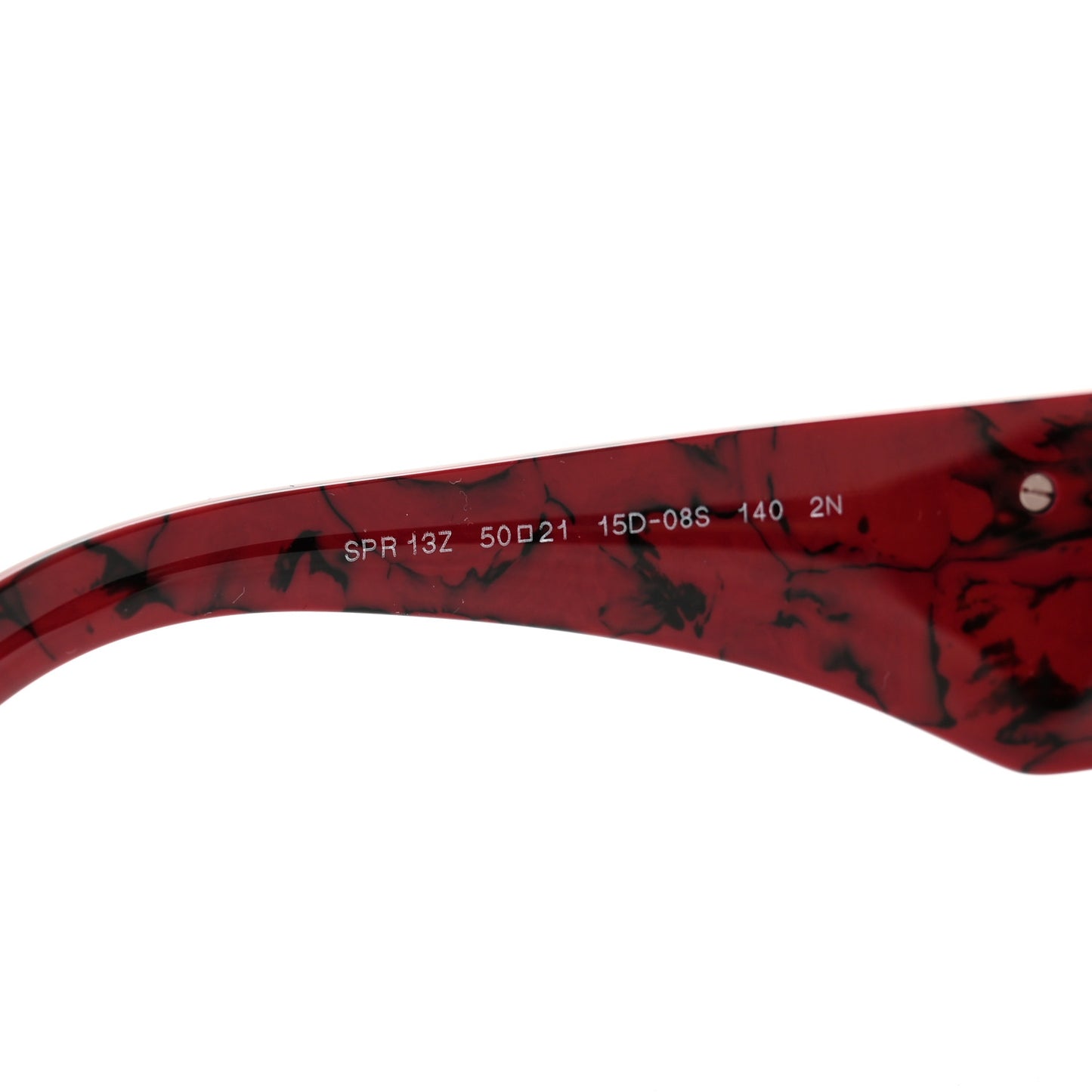Acetate Symbole Sunglasses SPR 13Z Red Marble