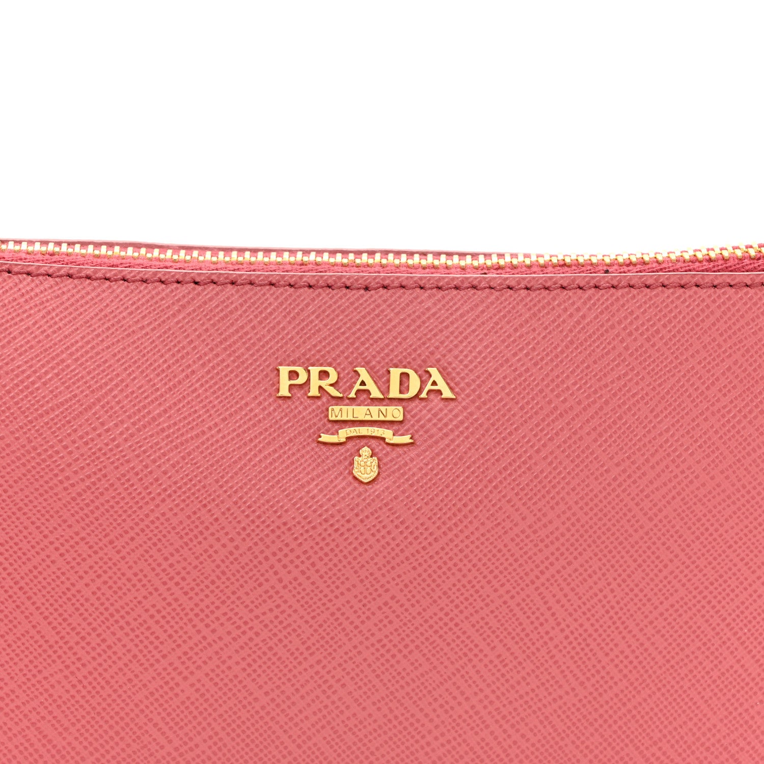 Prada Saffiano Metal Mini Shoulder Bag Pink 8 of 11