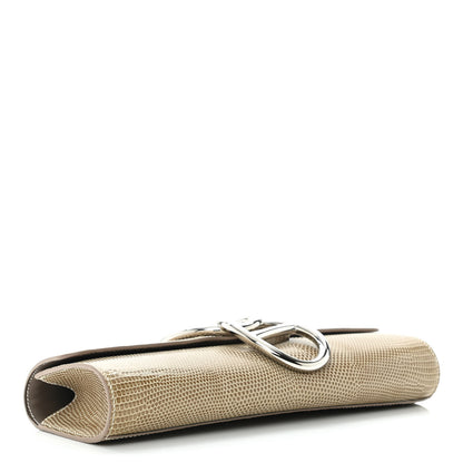 Hermes Lizard Egee Clutch Ficelle 4 of 10