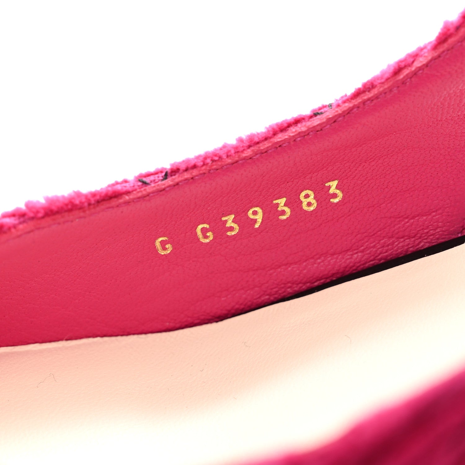 Chanel Corduroy Patent Calfskin Cap Toe Quilted Mary Jane Flats 39.5 Fuchsia Black 8 of 9