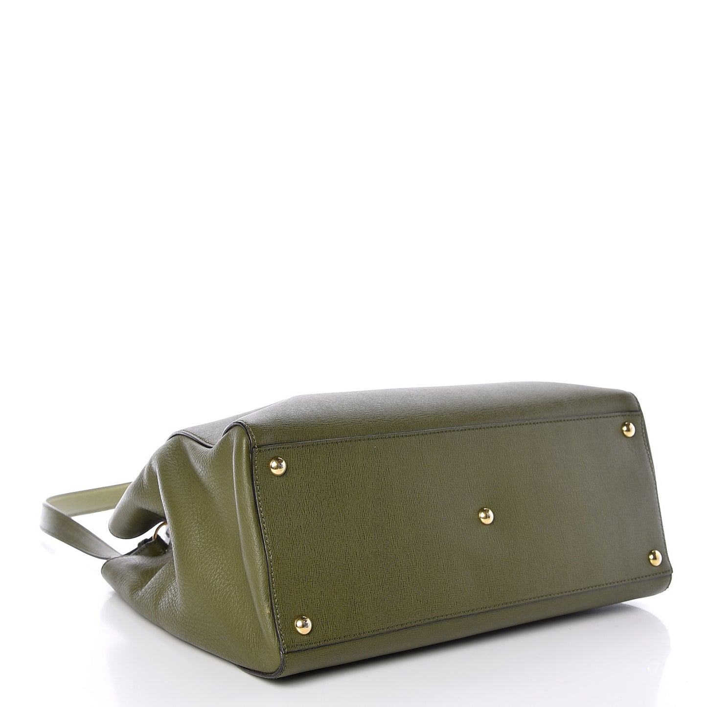 Vitello Elite Flamingo Regular 2Jours Tote Oliva