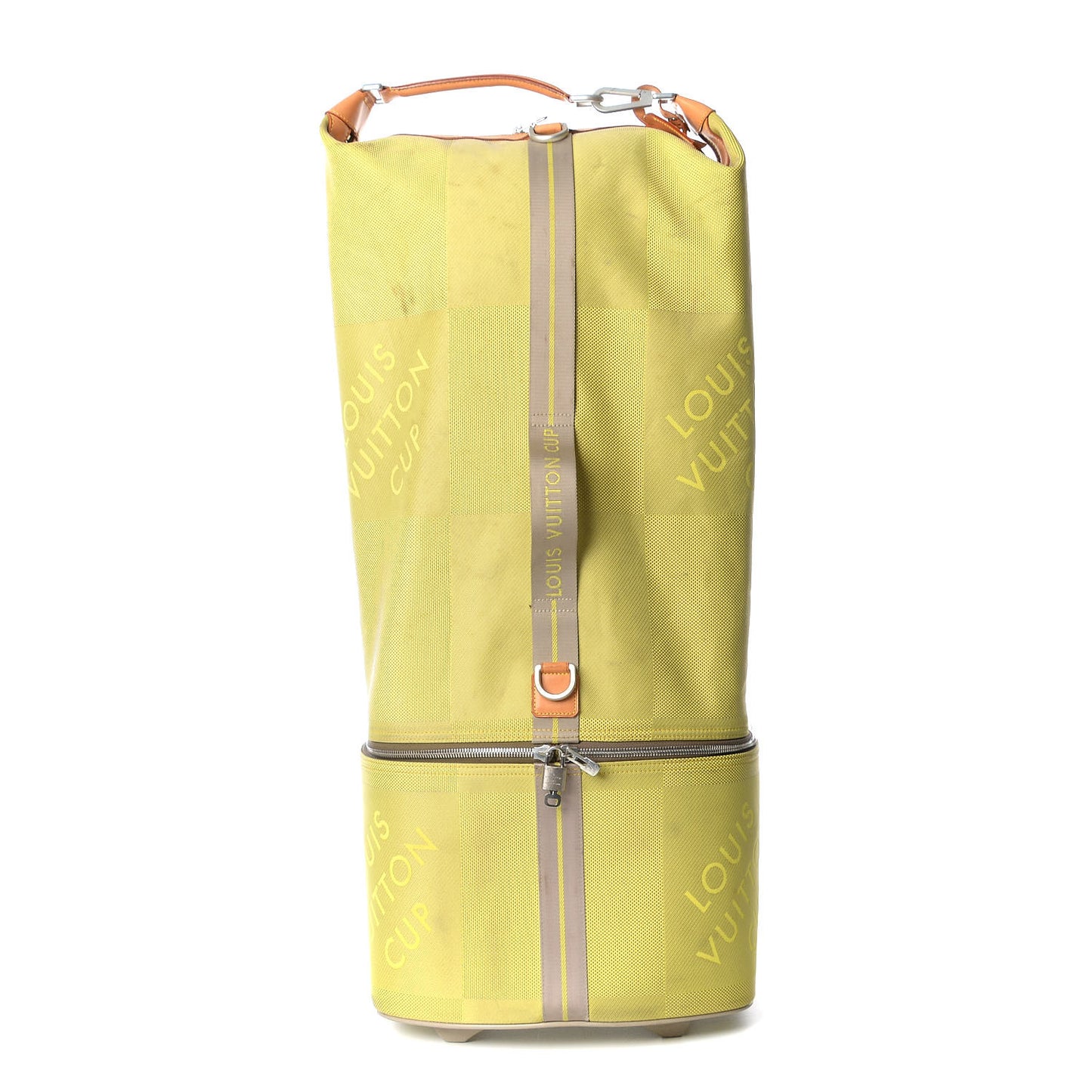Damier Geant Americas Cup Luggage Yellow