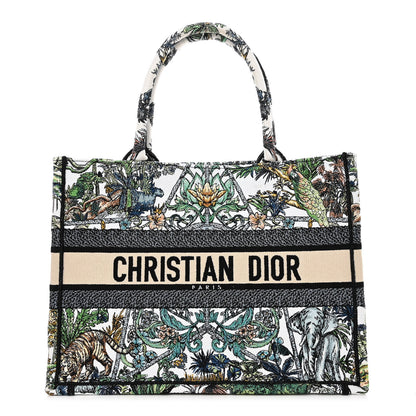 Christian Dior Canvas Embroidered Medium Etoile de Voyage Book Tote Multicolor 1 of 10