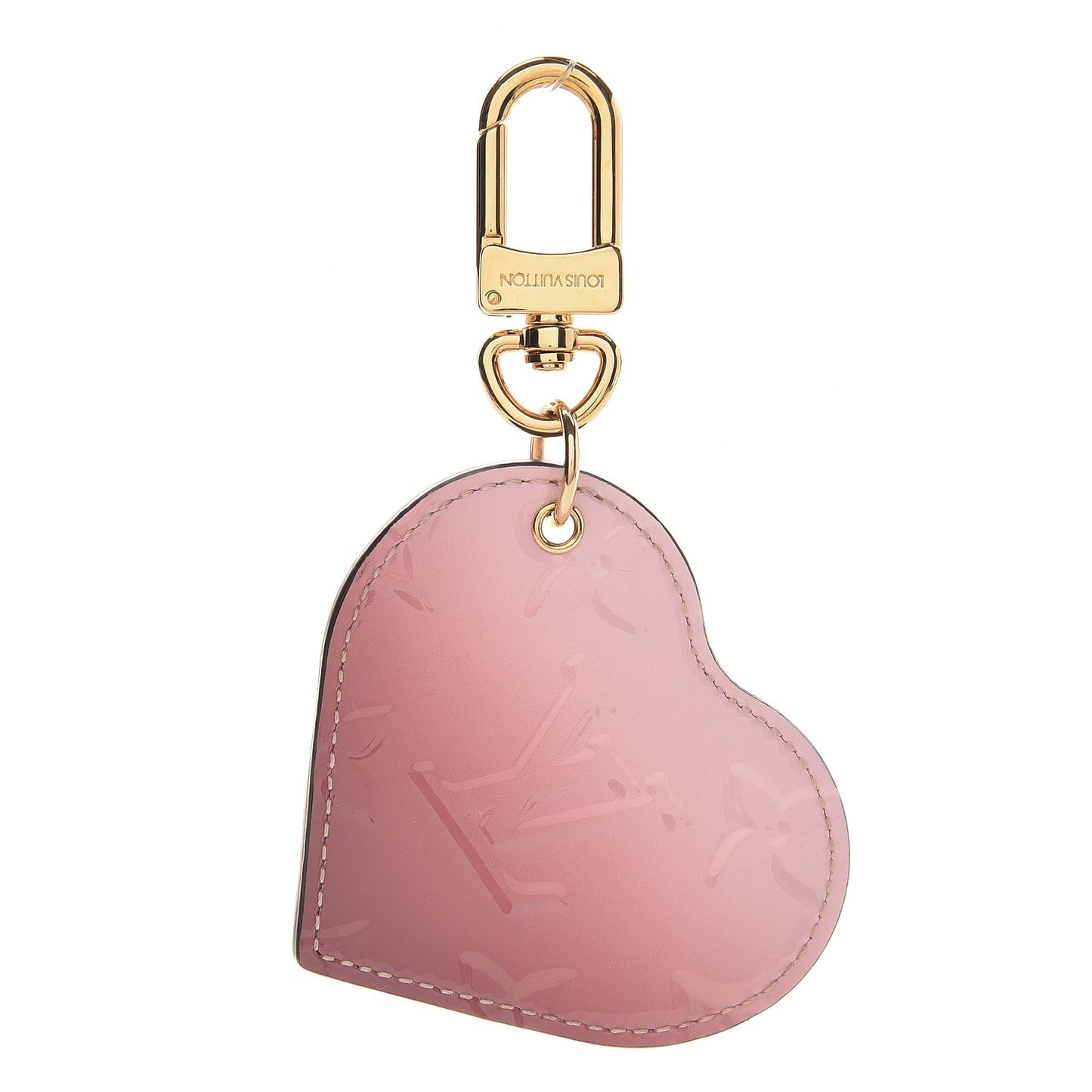 Vernis Degrade Heart Bag Charm Pink