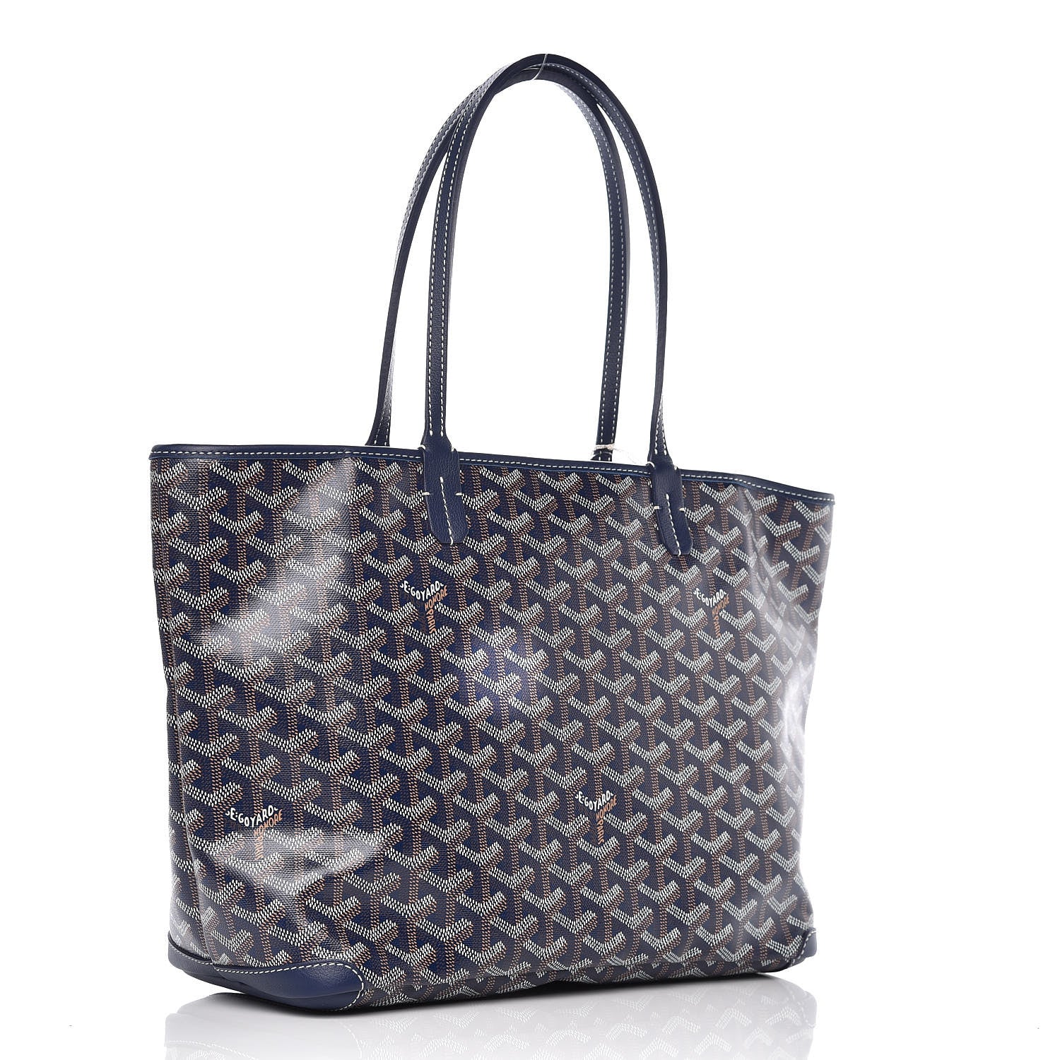 Goyard Goyardine Artois PM Navy 3 of 9