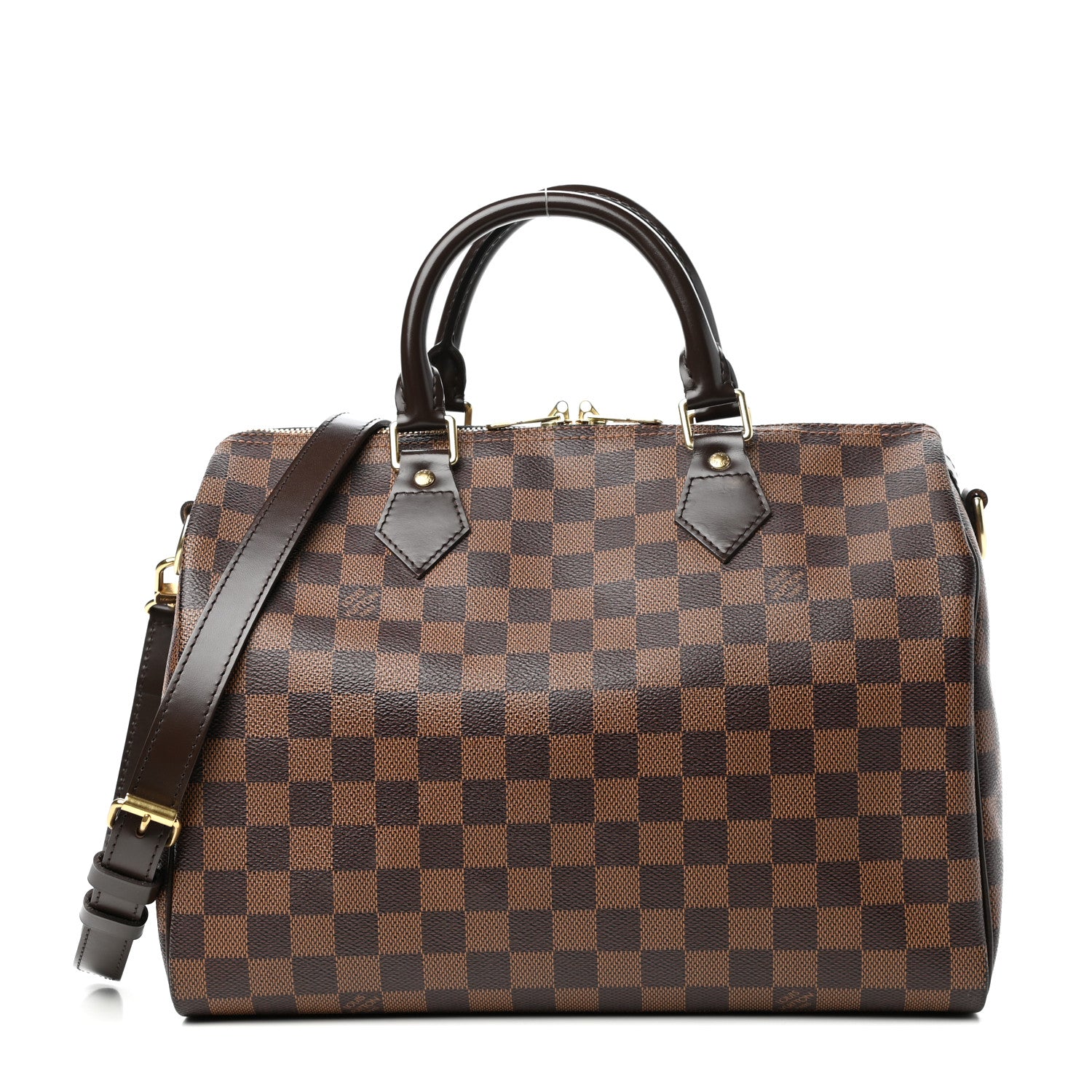 Louis Vuitton Damier Ebene Speedy Bandouliere 30 1 of 10