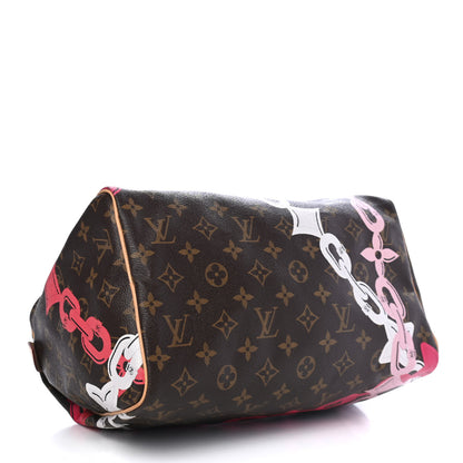 Louis Vuitton Monogram Bay Speedy 30 Rose Ballerine Poppy 3 of 4