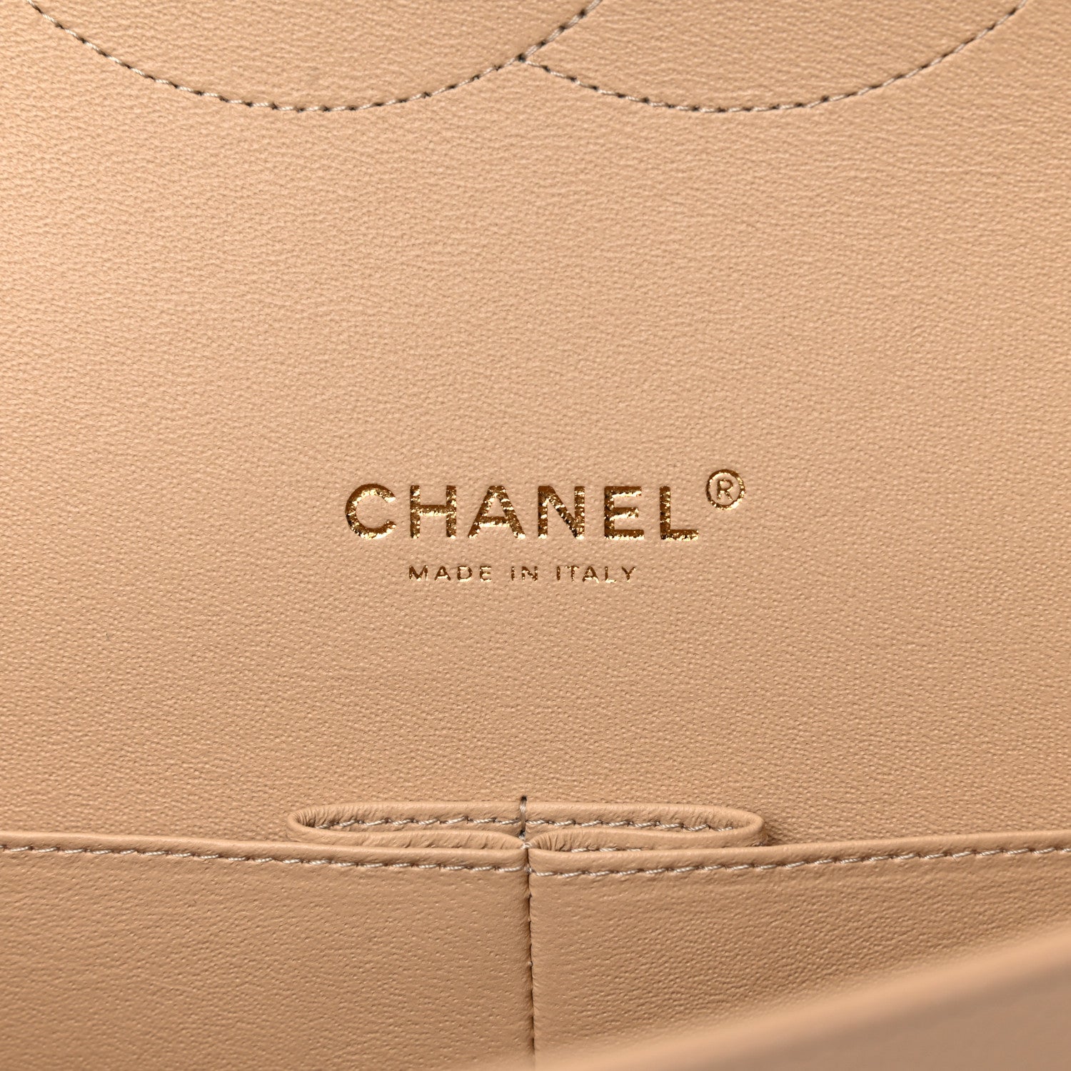 Chanel Caviar Quilted Maxi Double Flap Beige 6 of 10