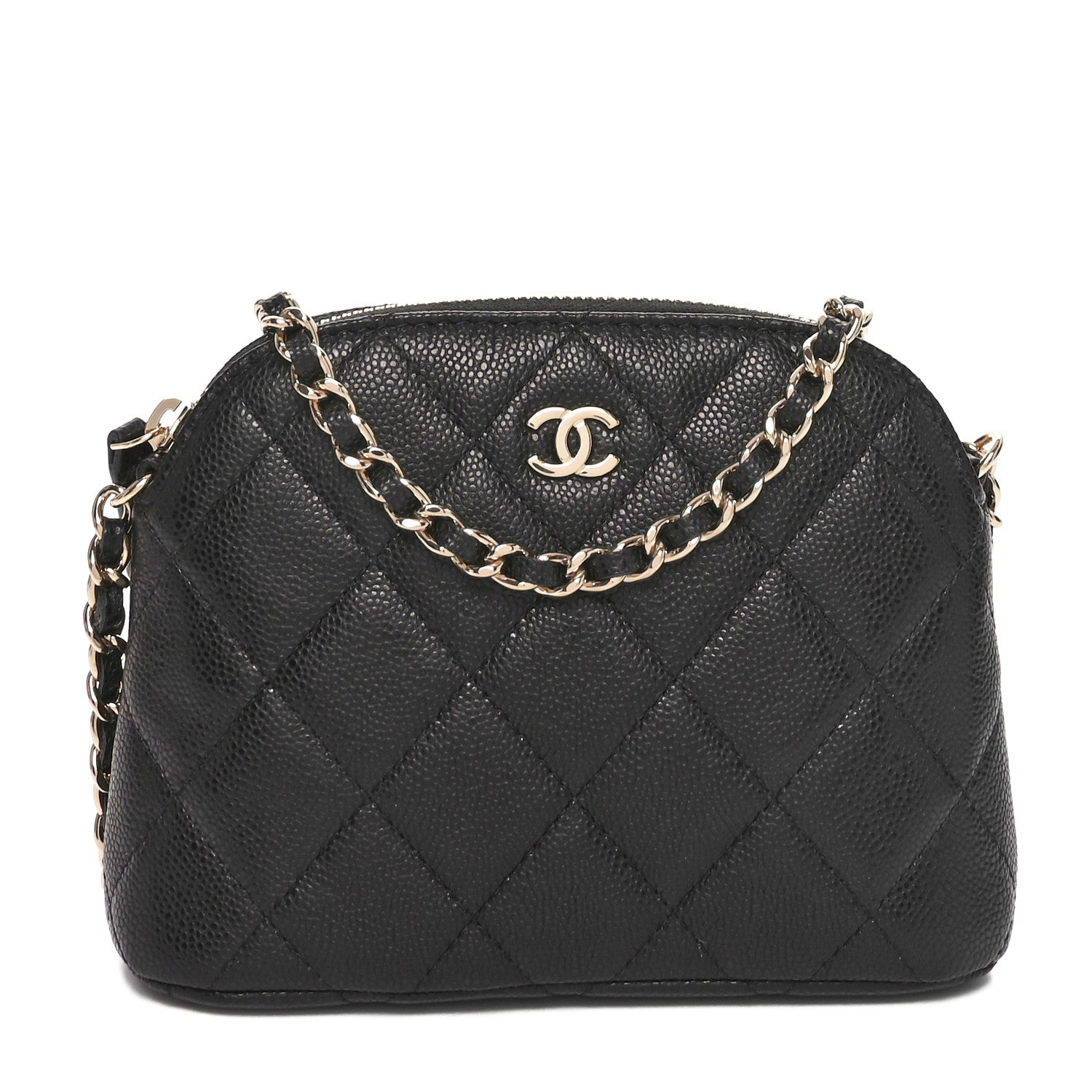 Chanel Caviar Quilted Classic Clutch With Chain Black 1 of 11