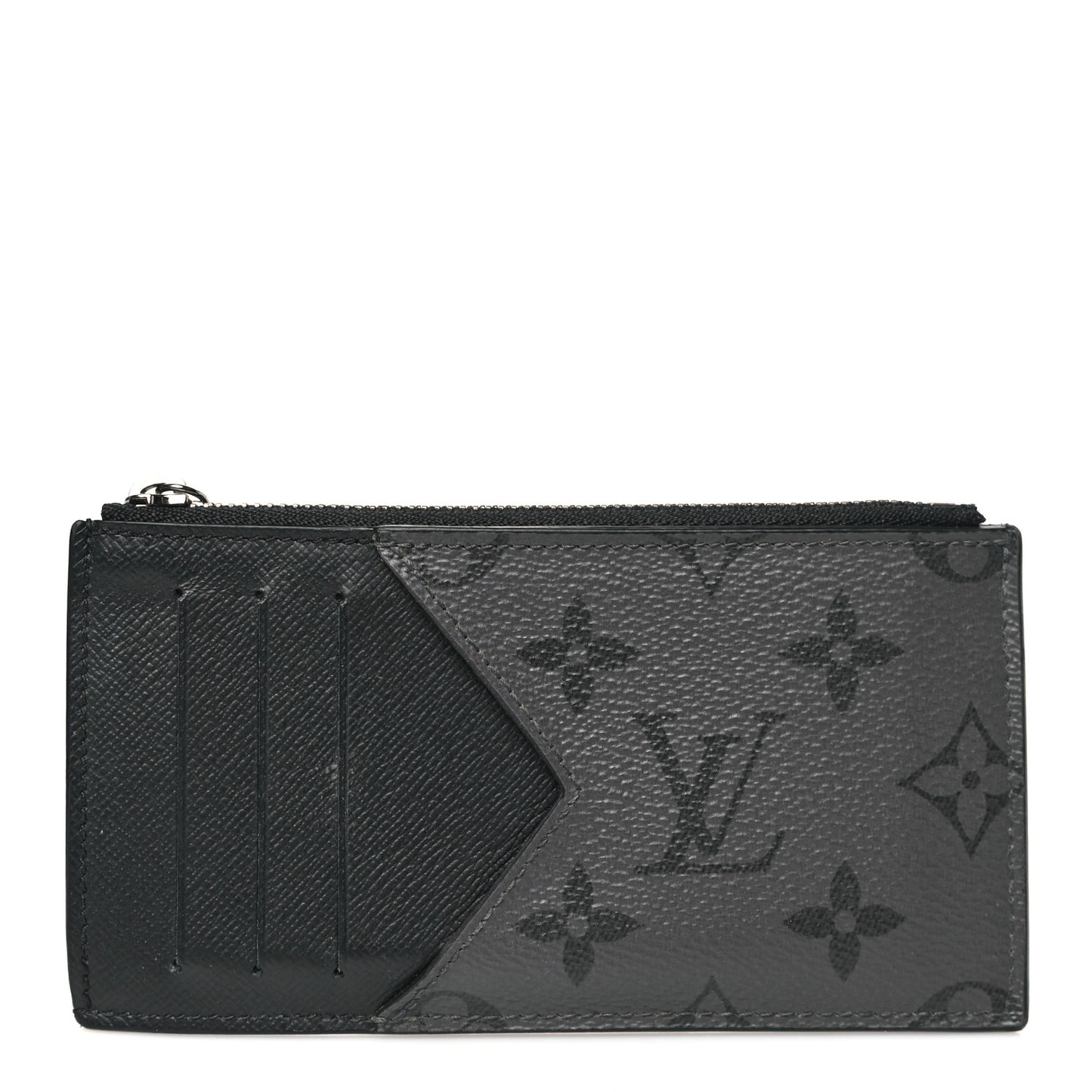 Reverse Monogram Eclipse Taiga Coin Card Holder