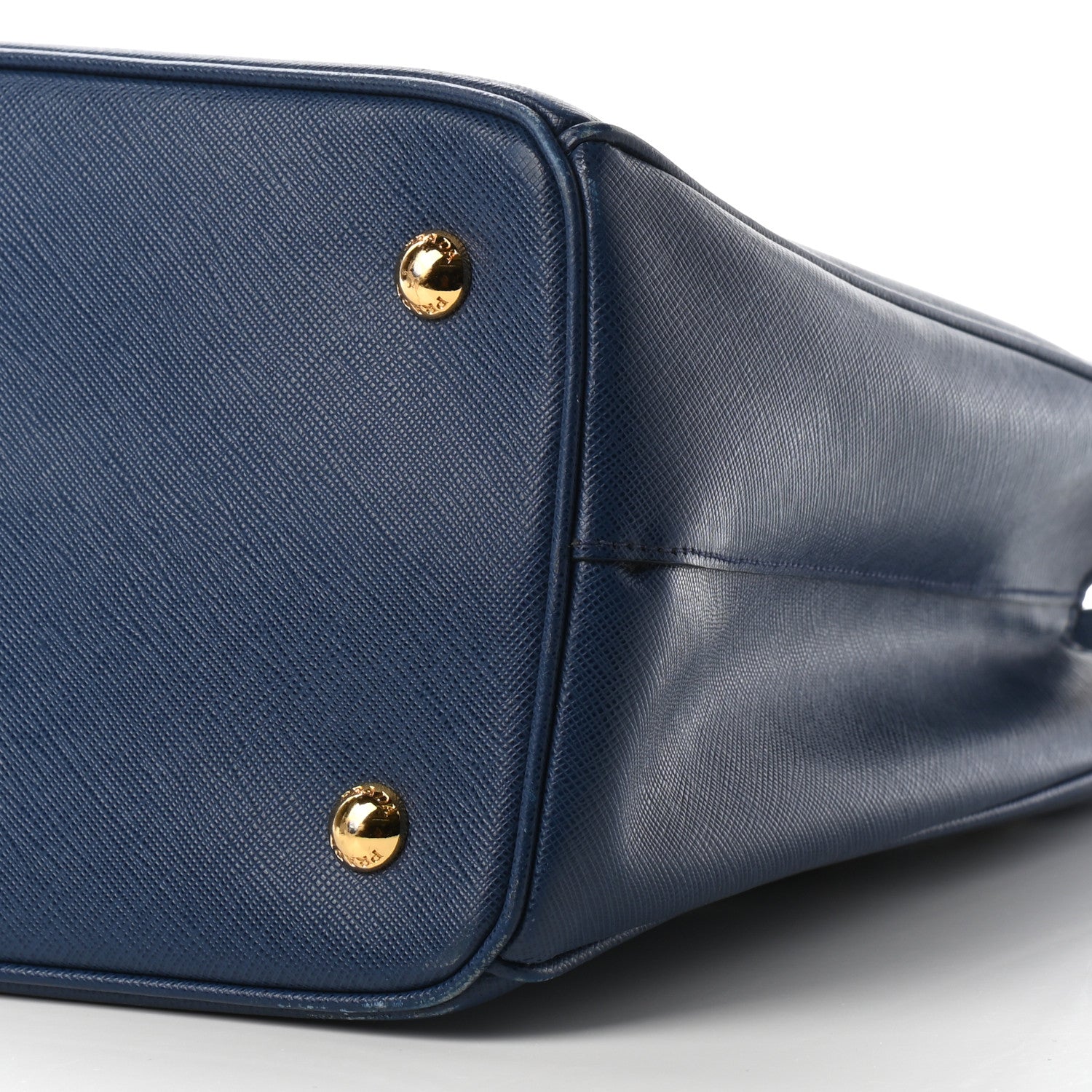 Prada Saffiano Lux Medium Tote Bluette 9 of 9