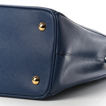 Prada Saffiano Lux Medium Tote Bluette 9 of 9