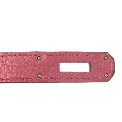 Hermes Taurillon Clemence Birkin 35 Bois de Rose 7 of 12