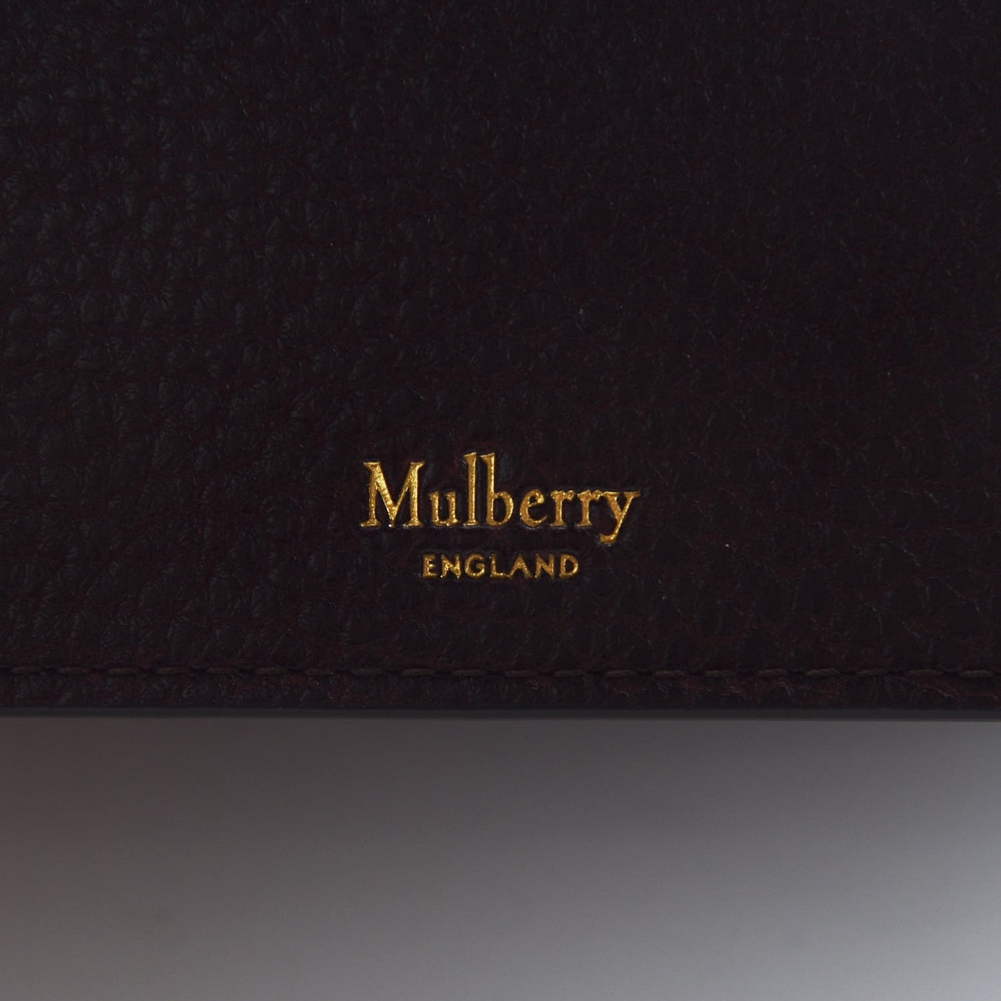 Natural Grain Calfskin Continental Wallet Oxblood