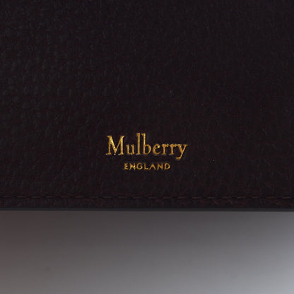 Mulberry Natural Grain Calfskin Continental Wallet Oxblood 6 of 9