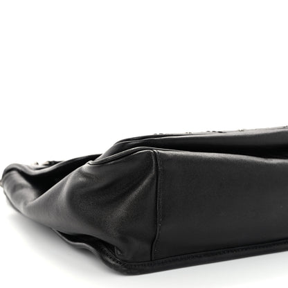 Saint Laurent Calfskin Matelasse Monogram Studded Stardust Medium Niki Chain Satchel Black 8 of 11