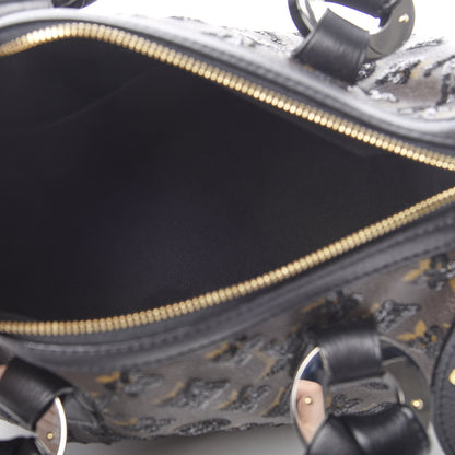 Louis Vuitton Monogram Sequins Eclipse Speedy 28 Black 5 of 9