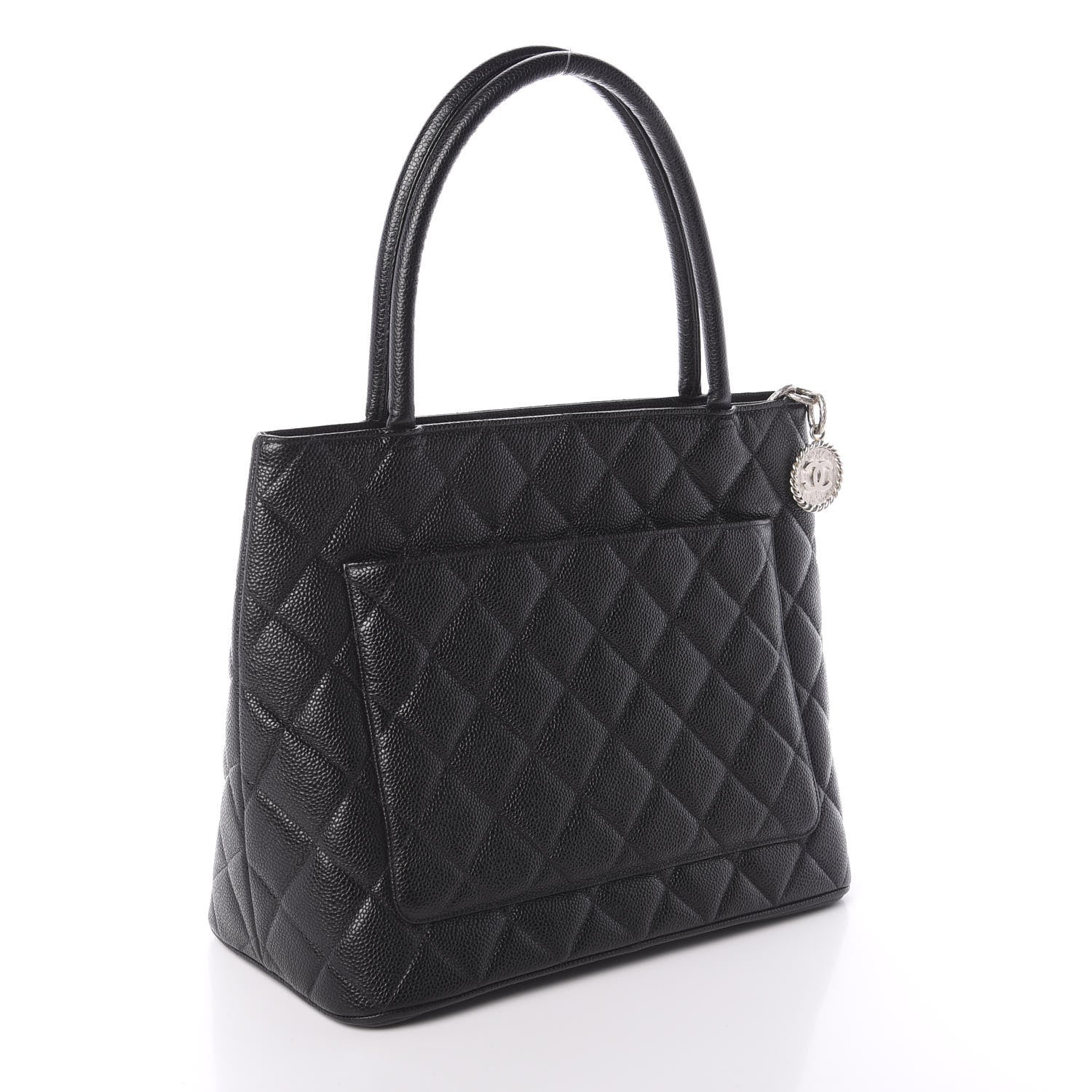 Chanel Caviar Quilted Medallion Tote Black 3 of 10