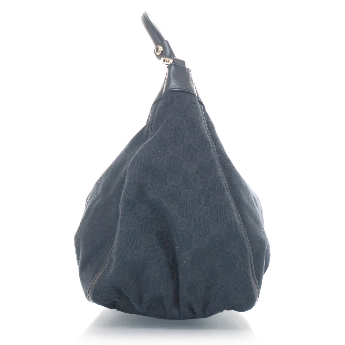 Monogram D Gold Hobo Black