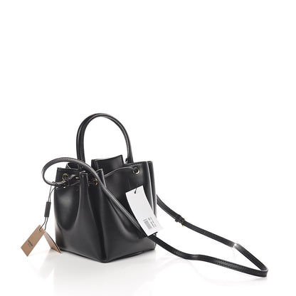 Burberry Calfskin Monogram Motif TB Bucket Black 2 of 7