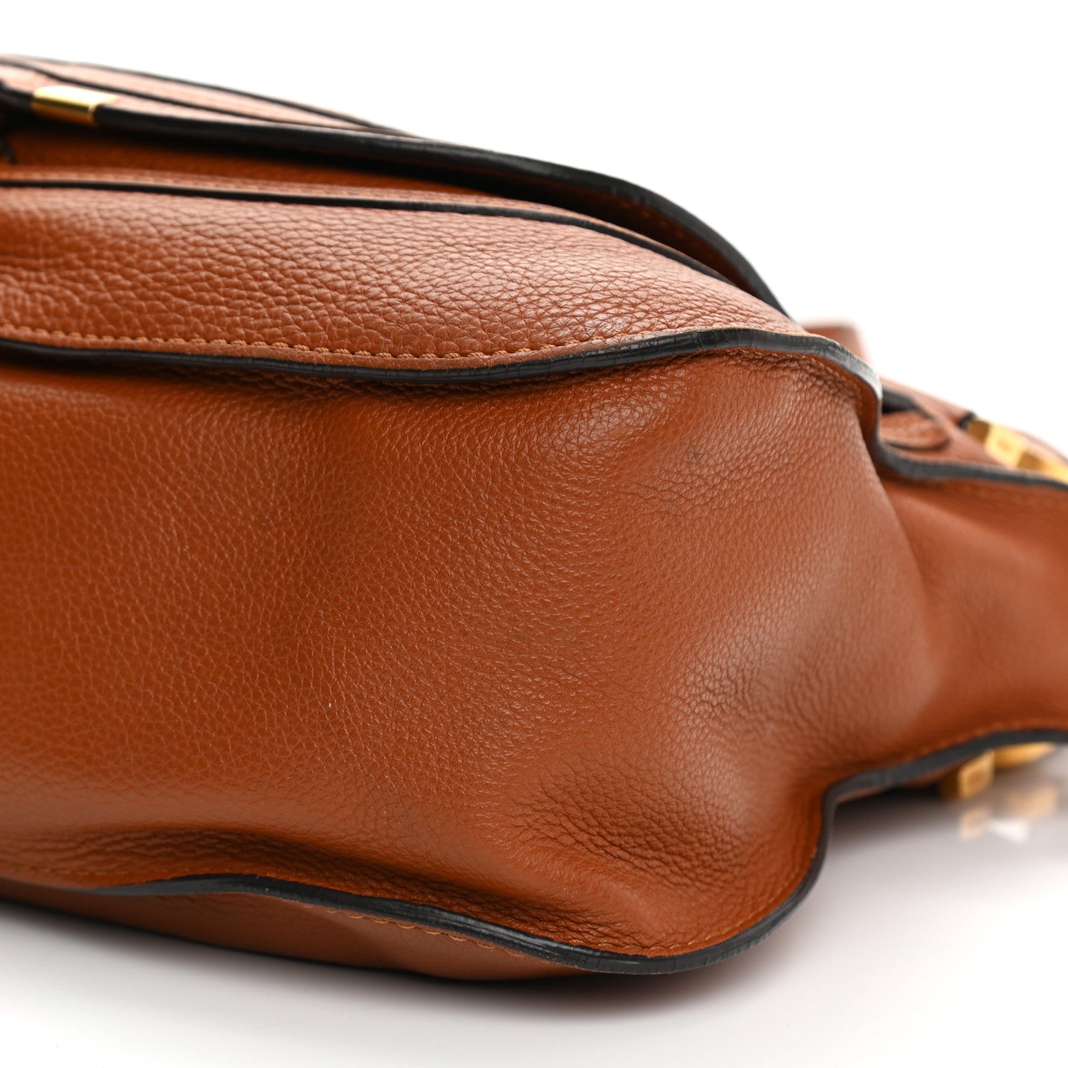 Chloe Calfskin Medium Marcie Satchel Tan 10 of 22