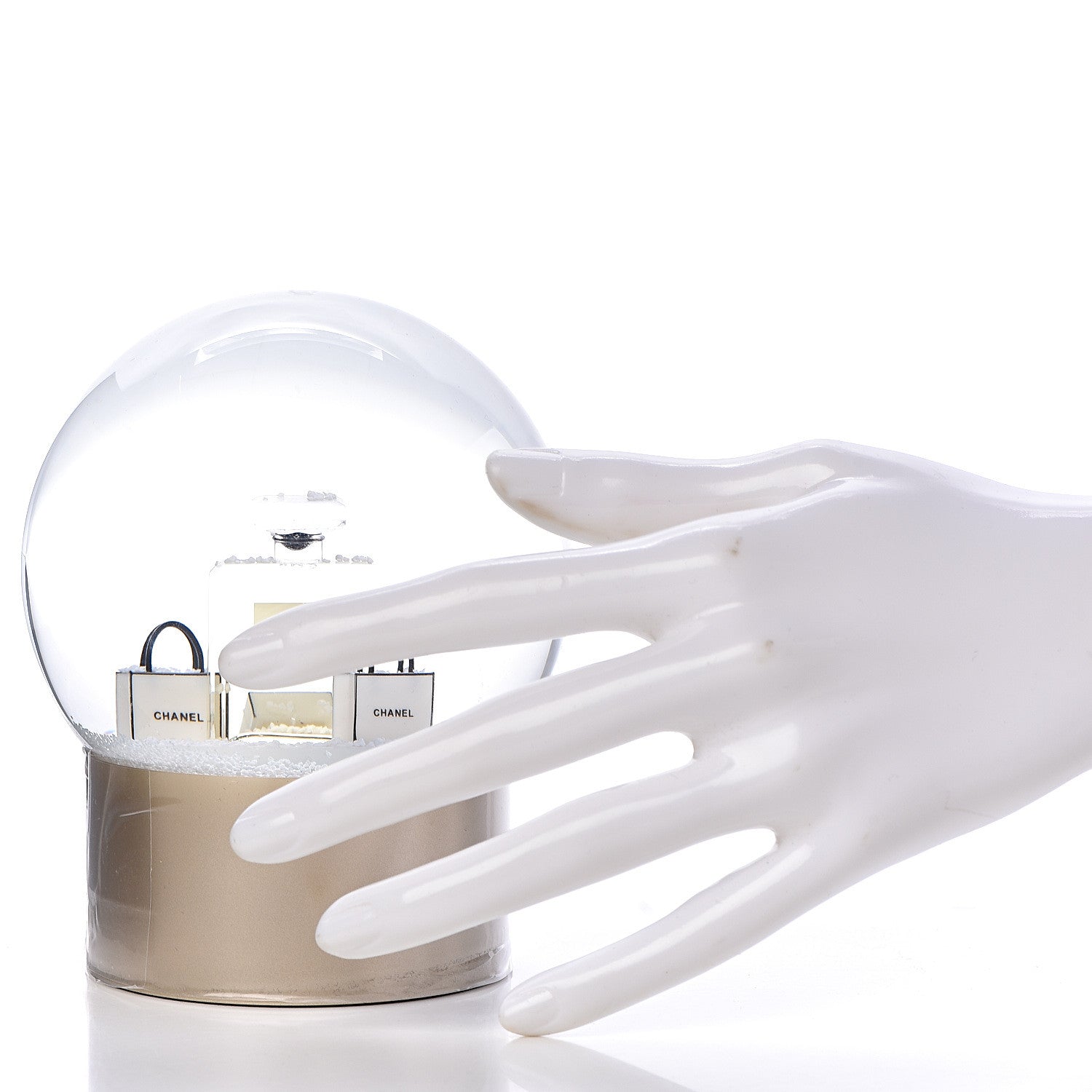 Chanel Glass N°5 Perfume Bottle Snow Globe 2 of 5