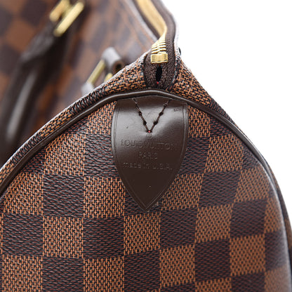 Louis Vuitton Damier Ebene Speedy 30 6 of 10
