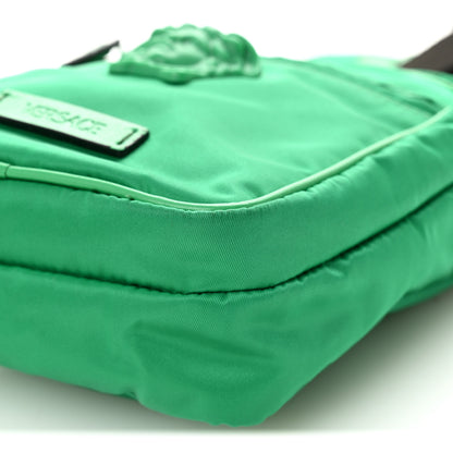 Versace Nylon Palazzo Medusa Crossbody Bag Green 10 of 12