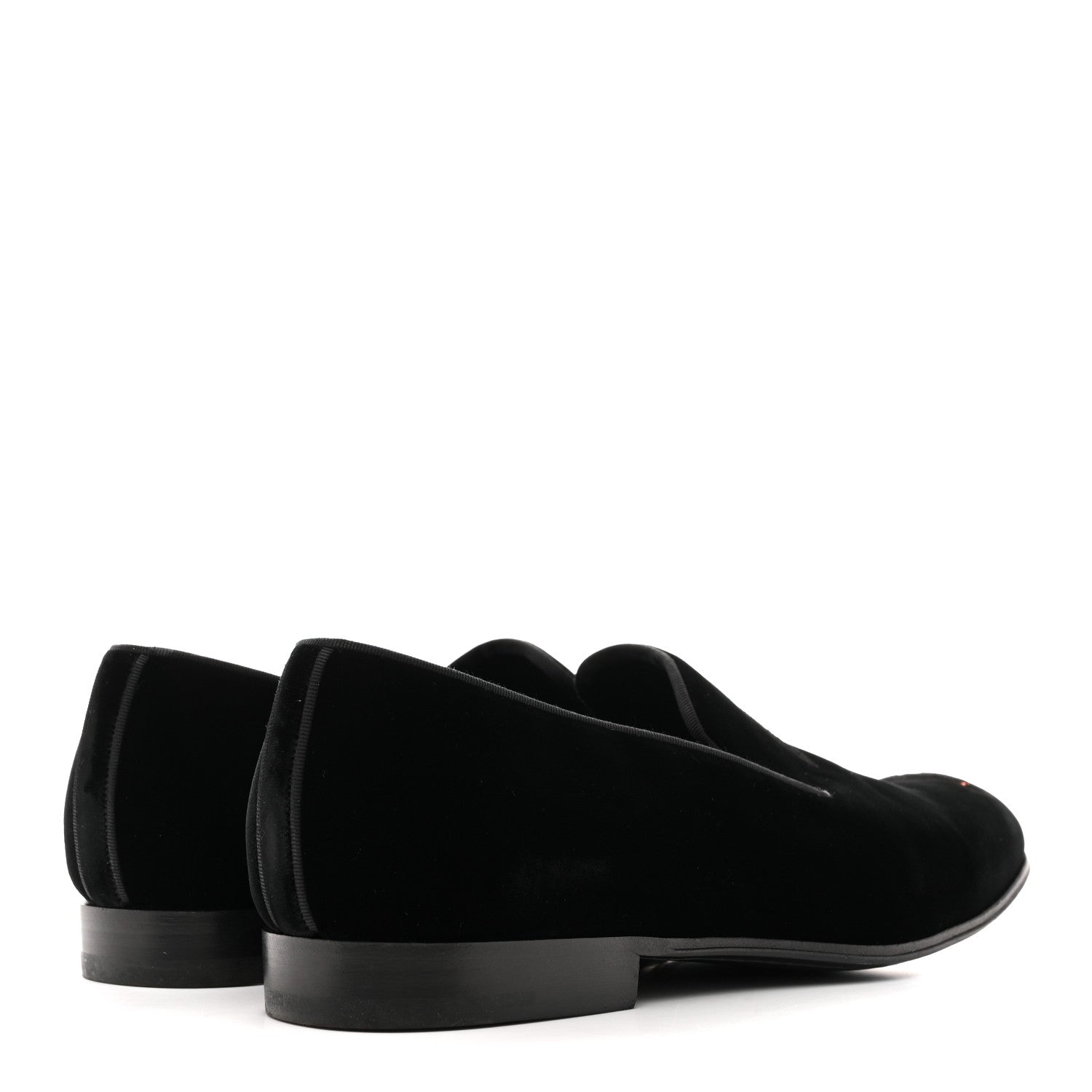 Louis Vuitton Velvet Mens Upside Down Auteuil Slipper 8.5 Black 5 of 9