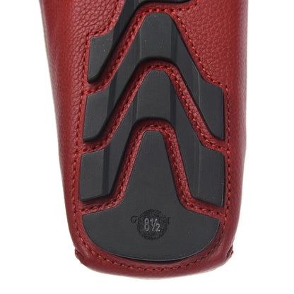 Gucci Calfskin Web Mens Driver Loafers 8.5 Red 7 of 8