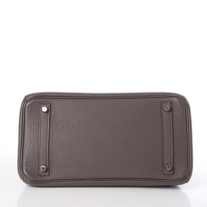 Hermes Togo Birkin 30 Etain 6 of 33