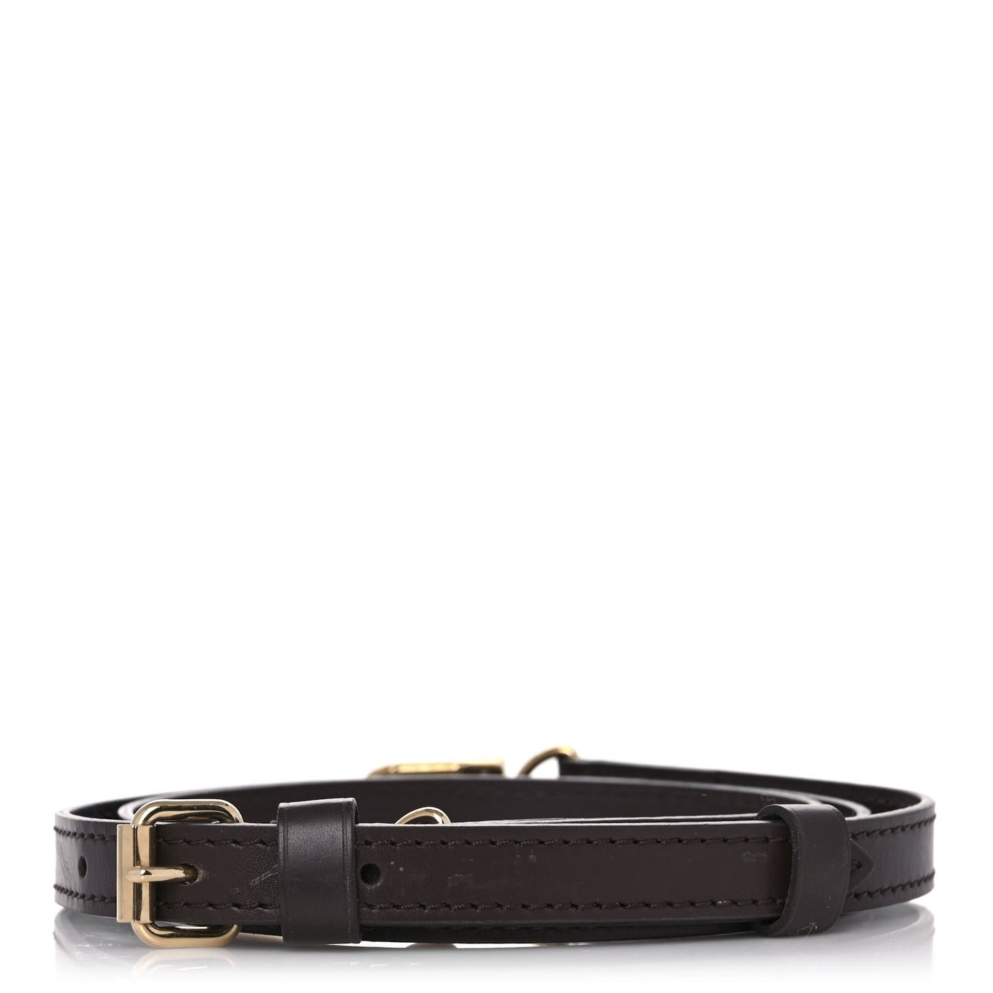 Calfskin 12mm Adjustable Shoulder Strap Brown
