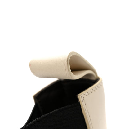 Bottega Veneta Calfskin The Tire Chelsea Boots 38 Sea Salt Black 12 of 13