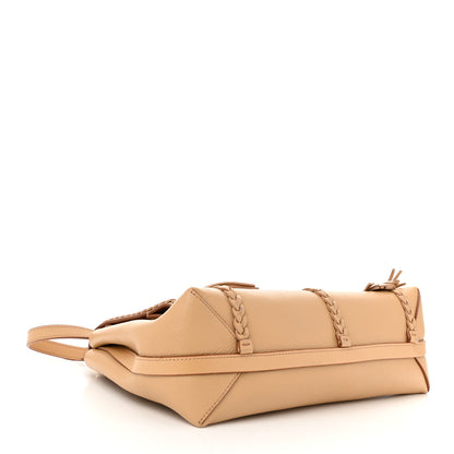 Chloe Grained Calfskin Medium Penelope Shoulder Bag Milky Brown 4 of 10