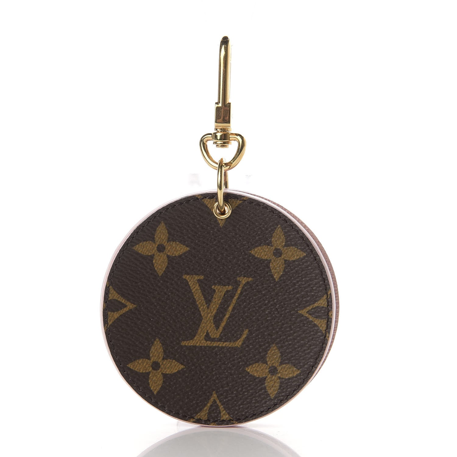 Louis Vuitton Monogram LV Mirror Bag Charm Key Holder Rose Ballerine 3 of 6