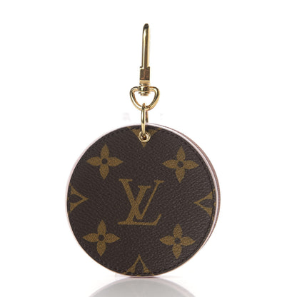 Louis Vuitton Monogram LV Mirror Bag Charm Key Holder Rose Ballerine 3 of 6