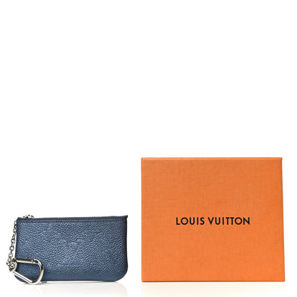 Louis Vuitton Metallic Empreinte Monogram Giant Key Pouch Navy Nacre 10 of 10