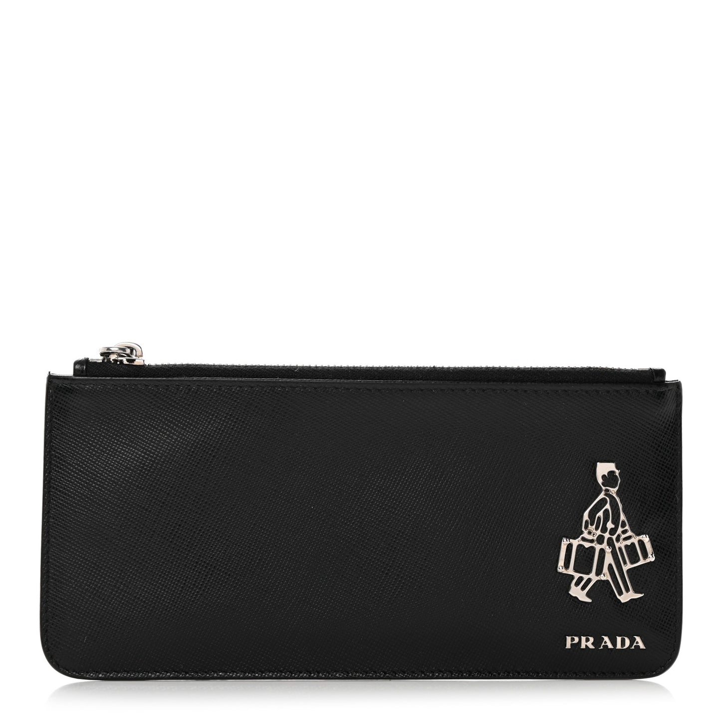 Saffiano Bellhop Key Holder Black