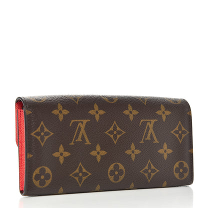 Louis Vuitton Monogram Emilie Wallet Poppy 3 of 7