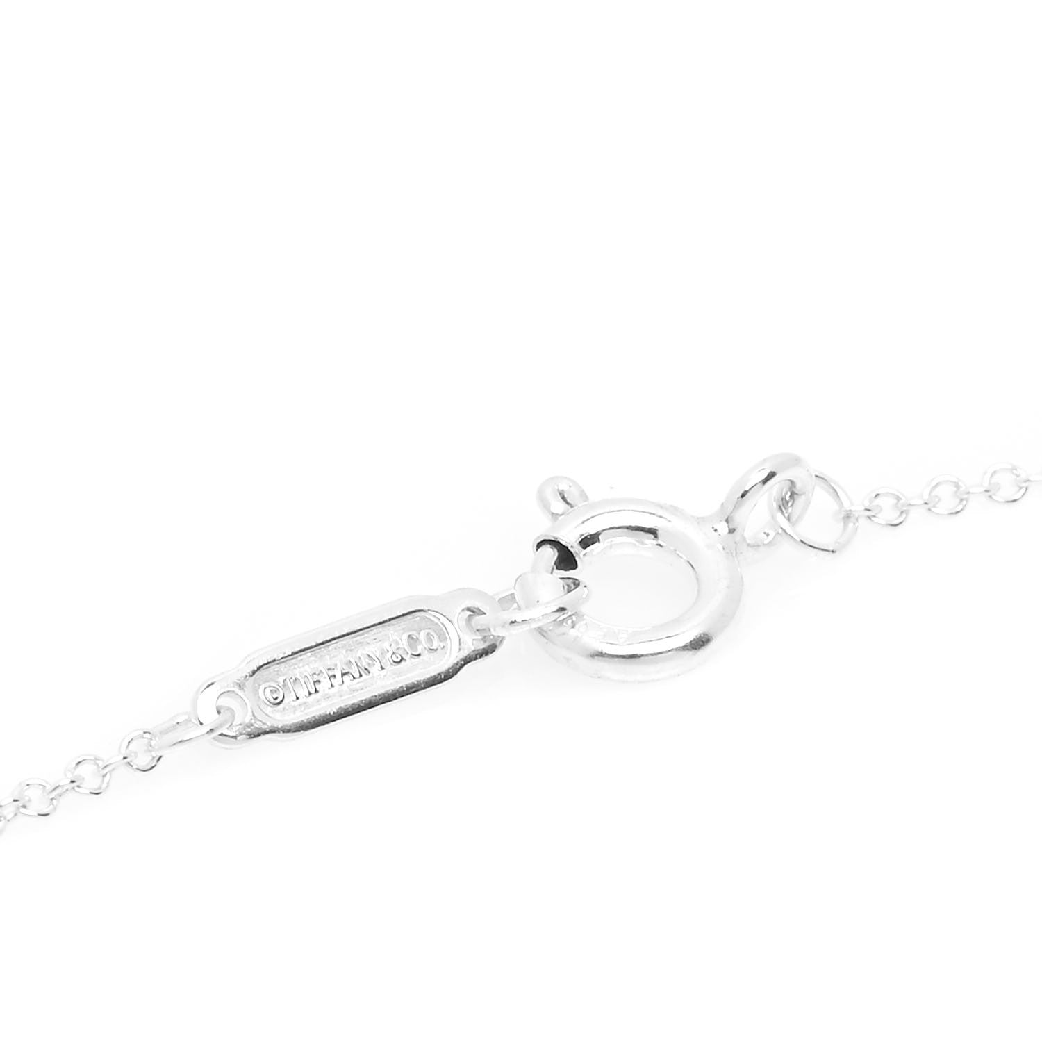Tiffany Sterling Silver Small Return to Tiffany Heart Pendant Necklace 5 of 8