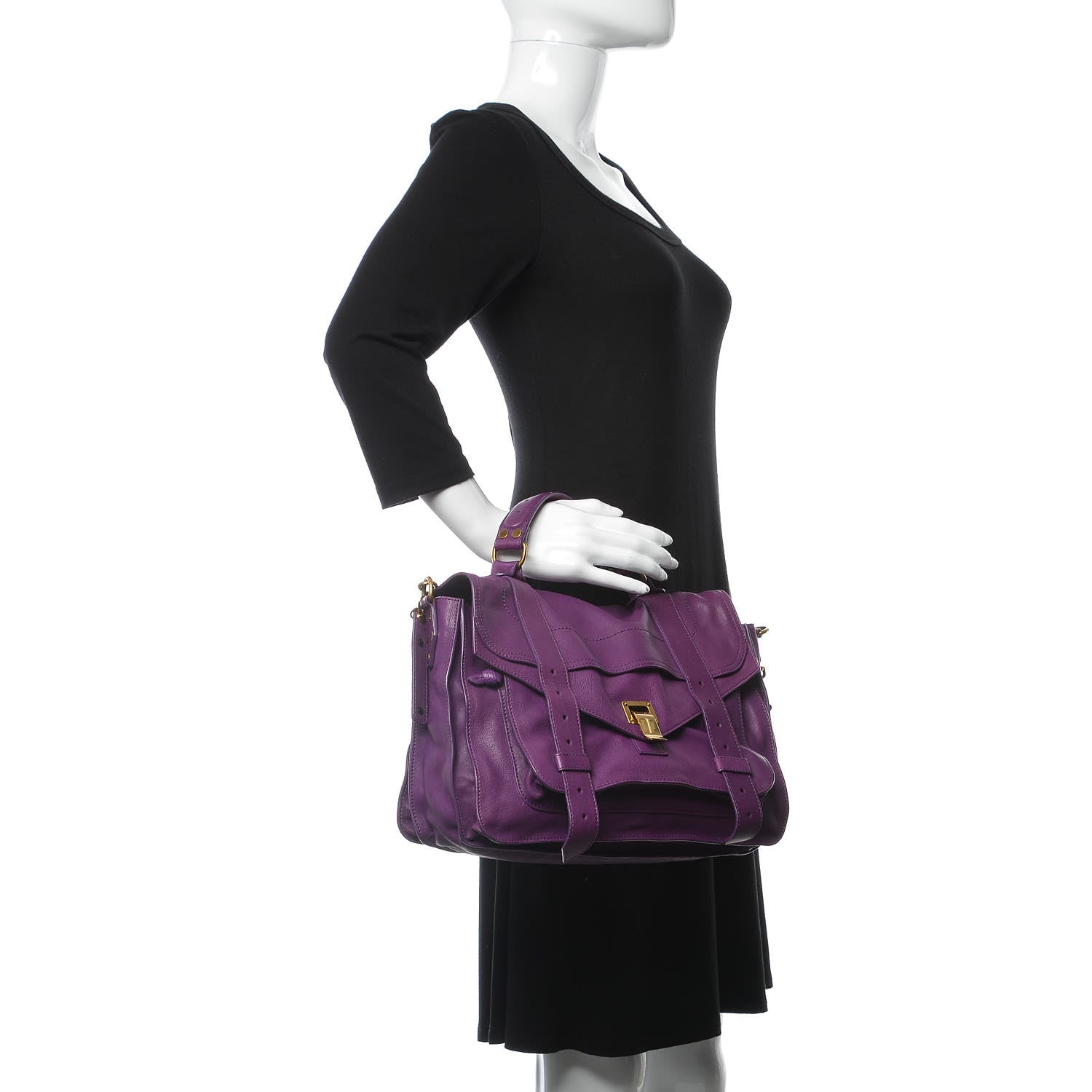 Proenza Schouler Lambskin Medium PS1 Satchel Veruca Salt 3 of 13