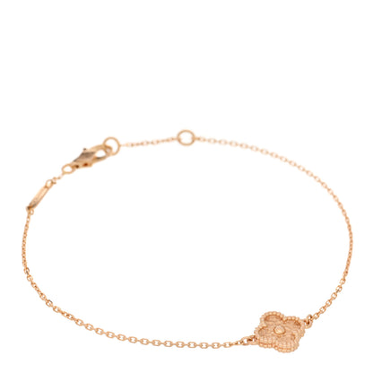 Van Cleef & Arpels 18K Rose Gold Sweet Alhambra Bracelet 1 of 5