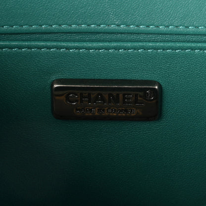 Chanel Galuchat Stingray Small Boy Flap Turquoise 6 of 10