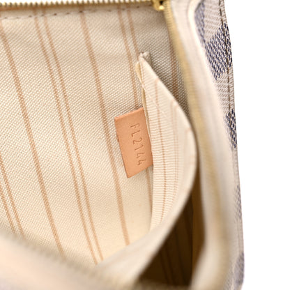 Louis Vuitton Damier Azur Neverfull MM GM Pochette 7 of 13