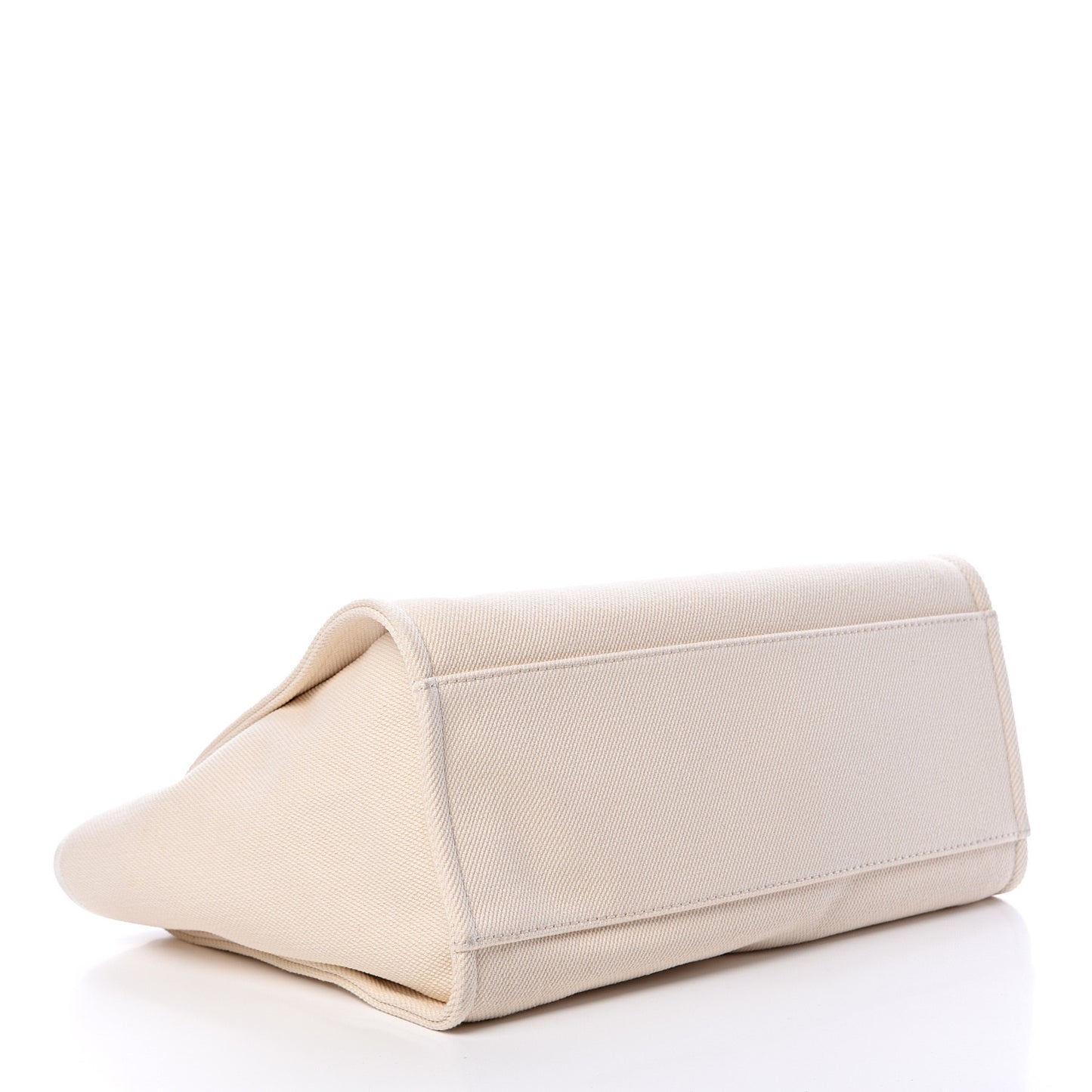 Canvas Pearl Medium Deauville Tote Ecru Beige
