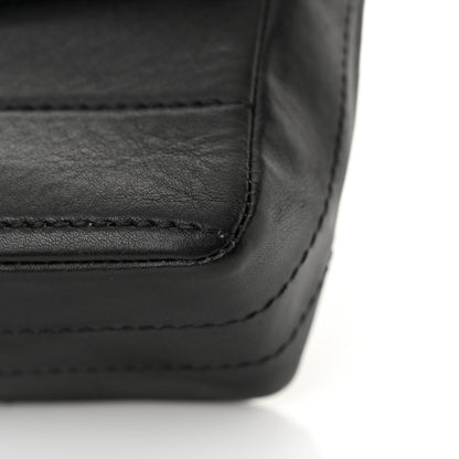 Chanel Lambskin Stitched Chocolate Bar Single Flap Black 15 of 15