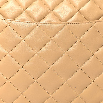 Chanel Lambskin Quilted Camera Case Beige 10 of 13
